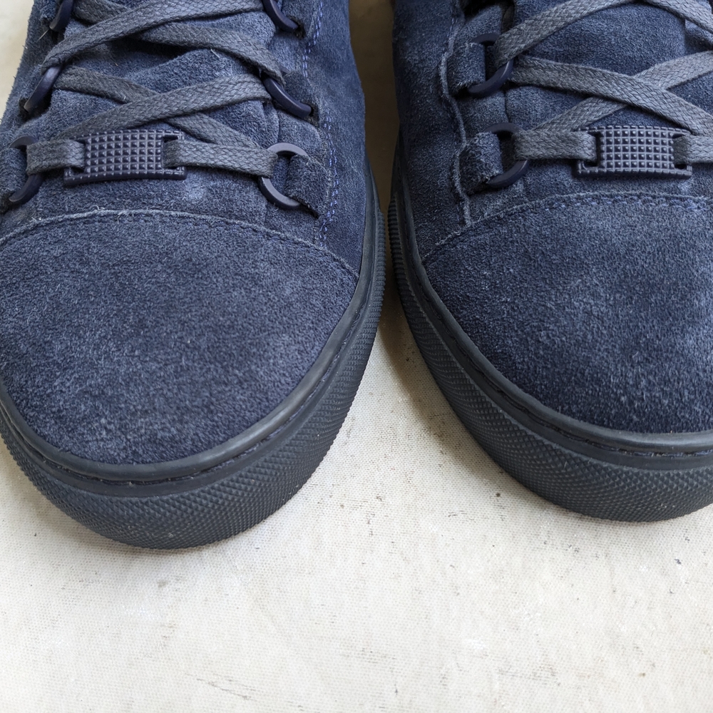 Balenciaga Blue Suede Sneakers - Picture 4 of 16